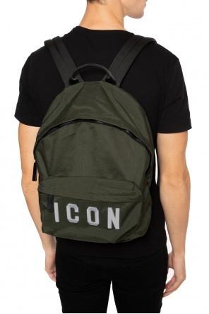 Backpack with an embroidered 'icon' inscription, zdjęcie 2 Backpack with an embroidered 'icon' inscription od Dsquared2